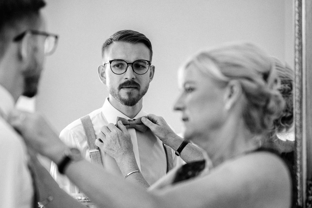 Bräutigam Styling Hochzeitsfotografin